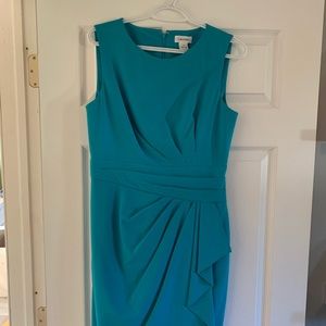 Teal coloured Calvin Klein pencil dress in perfect condition